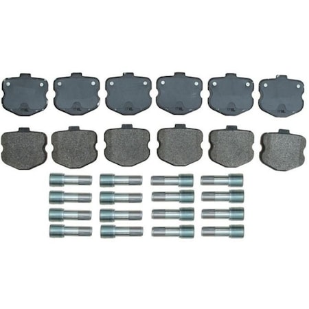 R/M Brakes BRAKE PADS OEM OE Replacement Metallic With Hardware SP1185XPH